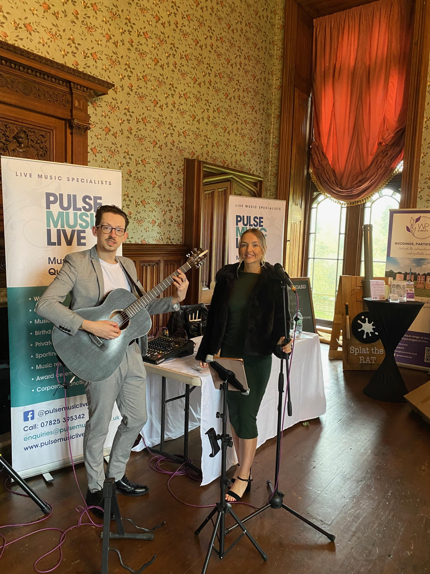 image of milly and brad at a wedding show